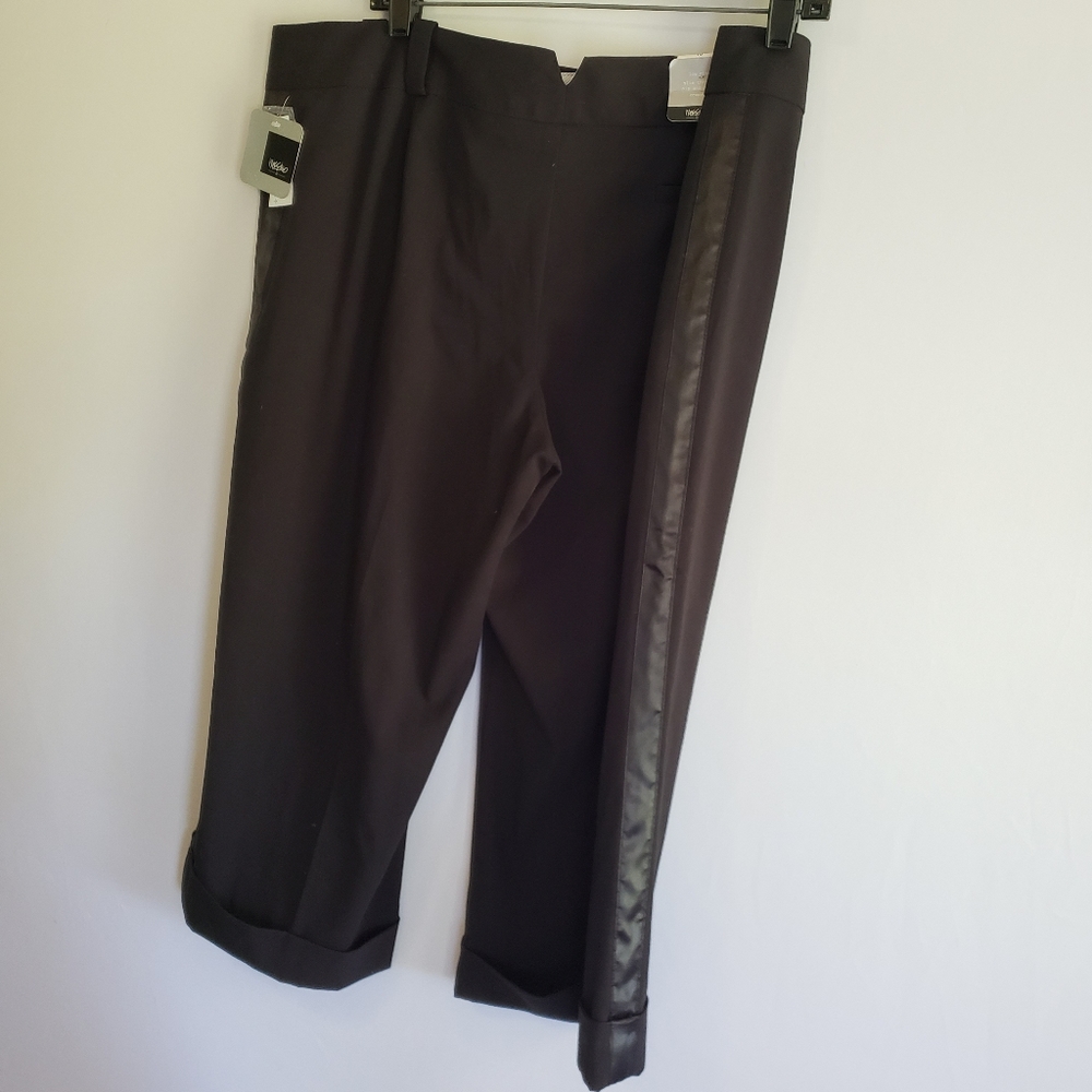 Cropped Tuxedo Pants